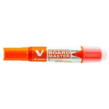 Imagem de Marcador Para Quadro Branco V-board Master Pilot Recarregável Laranja