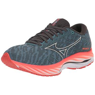 Imagem de Mizuno Tênis de corrida masculino Wave Rider 26, Provincial Blue-Nimbus Cloud, 8.5