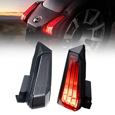 Imagem de A & UTV PRO Luzes traseiras de LED Ryker, luzes traseiras de freio para acessórios Can-Am Ryker 600 900 e Ryker Rally 2019-2022, substitui OEM # 710005284, 710005285, fumado, 2 peças