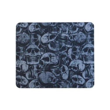 Imagem de Mouse Pad Retangular Classic Caveira Vintage Skull Reliza