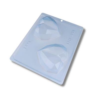 Imagem de Formas Acetato BWB  Silicone Trufa Coração Lapidado 200g C/ 1 Un - TAM