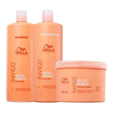 Imagem de Kit Enrich Shampoo, Condicionador e Máscara - Wella - Wella Profession