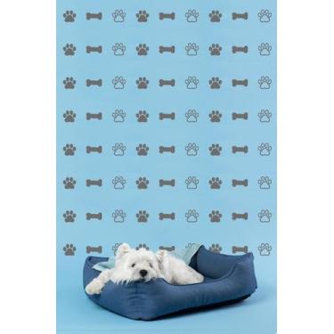 Imagem de Kit 102 adesivos ossinhos e patinhas decoração Petshop - Imprimax, PRA