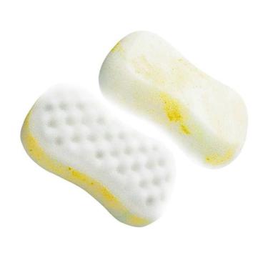 Imagem de Esponja Anatômica Para Banho - Linha Soft - Marco Boni, Amarelo