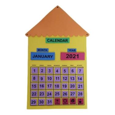 Imagem de Calendário Em Inglês Painel Para Sala De Aula - Criativa Educativos, A