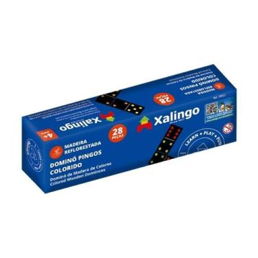 Imagem de Dominó - pingos coloridos - XALINGO