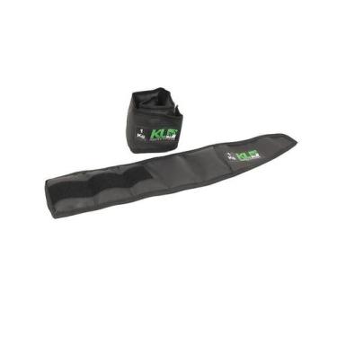 Imagem de Par Caneleira Tornozeleira material sintético Profissional 1 Kg - Kl M