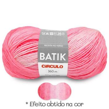 Imagem de Lã Batik Círculo 100g 360 metros - Circulo, 9503 Rosa Inca