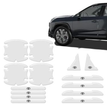 Imagem de Kit Completo Protetor Maçaneta Transparente Resinado - SPORTINOX,  TOY