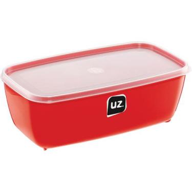 Imagem de Pote Multiuso Retangular 3L Resistente Pode ir no Micro-ondas Congelad