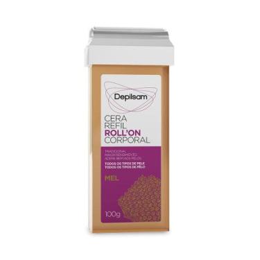 Imagem de Cera Refil Roll-On Corporal Depilsam Mel 100G