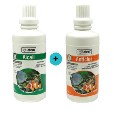 Imagem de Kit 1 Alcon Labcon Alcalizante Alcali 100ml+ 1 Neutralizador Anticlor 