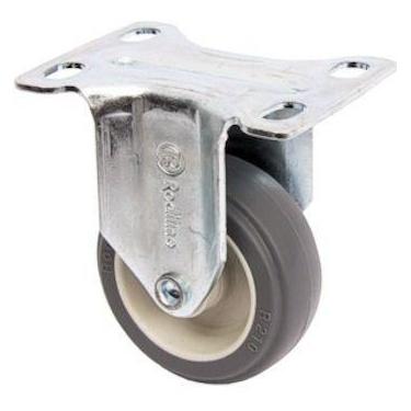 Imagem de Kit 8 Rodizios Fixo 2pol. R210 Pvc Placa/chapa 30kg Por Roda - RODILIN