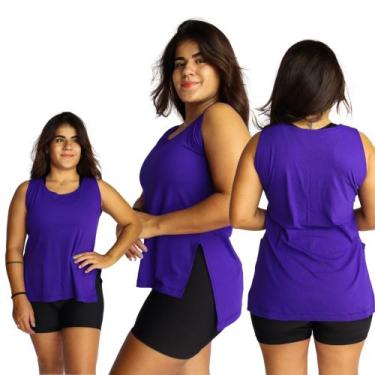 Imagem de Regata Feminina Sobre Legging Longa Tapa Bumbum Academia Fitness - swg