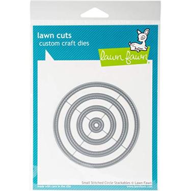 Imagem de Lawn Fawn Cortes de grama personalizados para artesanato - Empilháveis pequenos círculos costurados (LF796)