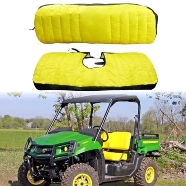 Imagem de Capa protetora de banco compatível com John Deere Gator 560 e 590 XUV's tamanho médio amarelo