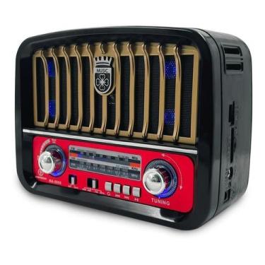 Imagem de Radio Retro Portatil Am Fm Sw Sd/Aux/Usb Kapbom Ka-8808