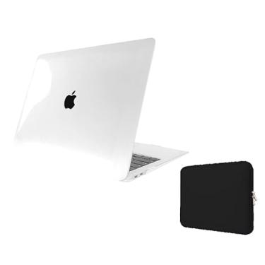 Imagem de Kit Case Para Macbook PRO 15 A1286 Com Drive de CD/DVD + Capa Neoprene (Transparente Cristal)
