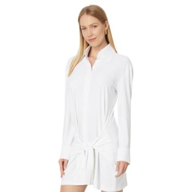 Imagem de Norma Kamali Minivestido feminino com quatro mangas, Branca de Neve, M