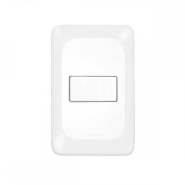 Imagem de Conjunto Pial Pop 4X2 Branco Com Placa (1Tomada Tv Tipo F) Lgx060, Bra