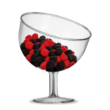 Imagem de Taça Inclinada Tropical Acrilico Incolor 1 Litro 16,5 x20cm - TT