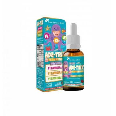 Imagem de Ade- Trix Kids - Vitaminas A- D- E- 30ml- Sabor Morango - Flora Nativa