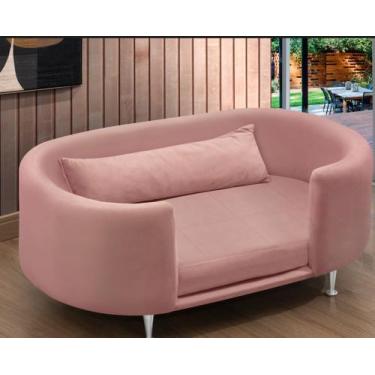Imagem de Cama Pet Premium  Marshall para Cães e Gatos rosa - JBS TAPEÇARIA