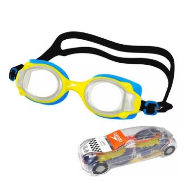 Imagem de Óculos De Natação Infantil Speedo Lappy Kidsplash Proteção, Amarelo
