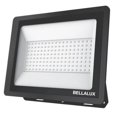 Imagem de Refletor Led 100W 3000K 8000Lm Preto Ip65 Bivolt Bellalux