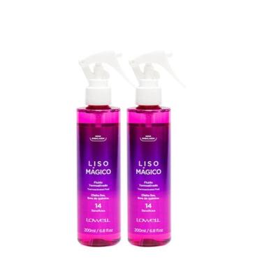 Imagem de Kit Lowell Liso Mágico Fluído Termoativado Extra (2 unidades)
