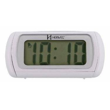 Imagem de Relógio Despertador Digital Moderno Alarme Lâmpada Led Iluminação Notu