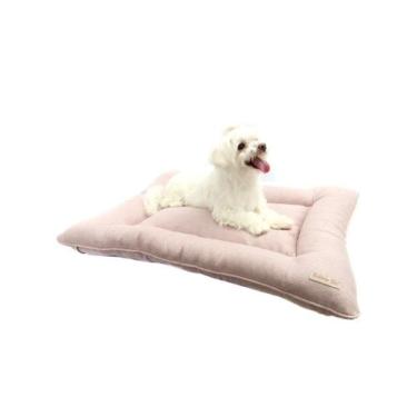 Imagem de Colchonete Veneza  para Cachorro e Gato Pet - Bichinho Chic, Rosa, M