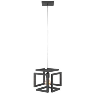 Imagem de Pendente Infinity Industrial Luminária De Teto Preto SF - Shopforte