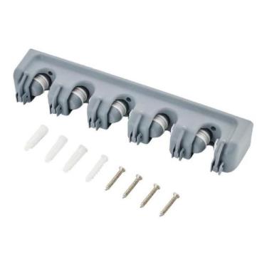 Imagem de Suporte Multiuso 5 Posições Porta Vassoura Chaves Ganchos - Mare Venda