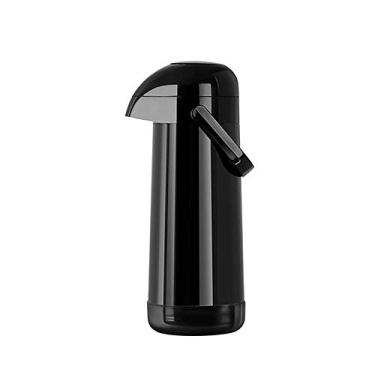 Imagem de Garrafa Térmica Pressão Magic Pump 1 Litro Preta Termolar - 8700PRT 54814