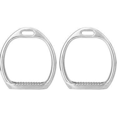 Imagem de WEMBILS Estribos de equitação para sela de cavalo Saftey Estribos leves de alumínio ocidental para crianças