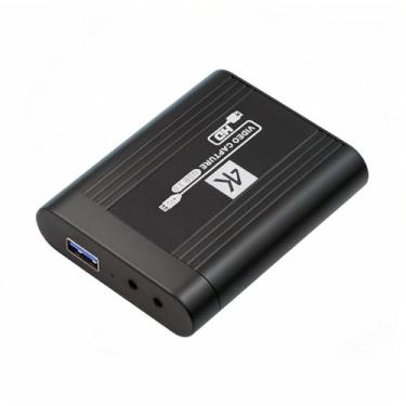 Imagem de NFHK Cartão de captura HDMI 4K, transmissão ao vivo, dados USB para câmera, jogo, decodificador, gravação de computador DVD