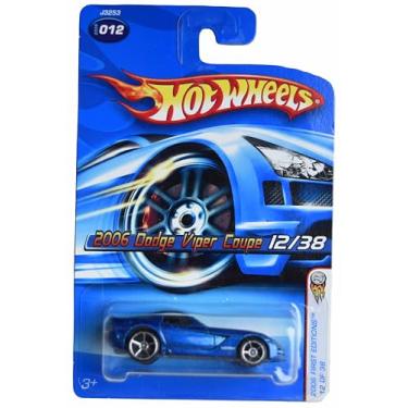 Imagem de Hot Wheels 2006 Dodge Viper Coupe, Blue 2006 First Editions 12/38