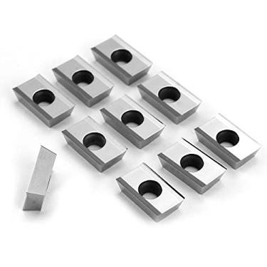 Imagem de OSCARBIDE Inserções de carboneto APKT1604 PDFR 10 peças/conjunto, inserções de fresagem estilo APKT, cortadores de carboneto para fresa facial, ferramentas de corte de alumínio, usinagem de alumínio