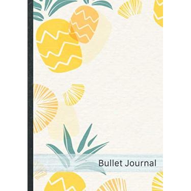 Imagem de Bullet Journal: Punktraster Notizbuch A4 • Soft Cover, mit Register, 100+ Seiten • Design „Ananas A503“ • Original by #Goldesel (Dot Grid Notebook • ... Skizzenbuch, Zeichenbuch, Notizheft). DIY!