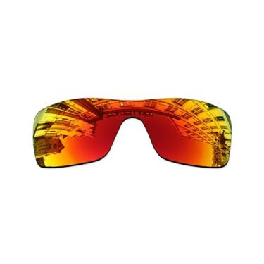 Imagem de Vonxyz Lentes de substituição para óculos de sol Oakley Turbine Rotor OO9307 - Ruby MirrorCoat polarizado