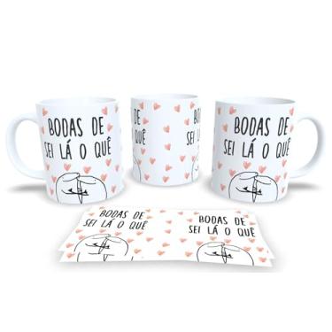 Imagem de Caneca de Porcelana Branca Personalizada Coleção Frases Diversas Pack11 (Bodas de sei la)