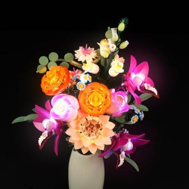 Imagem de LIGHTAILING Luz para Lego-10342 Pretty Pink-Flower Bouquet - Kit de iluminação LED compatível com o modelo de blocos de construção Lego - O conjunto de modelos não está incluído