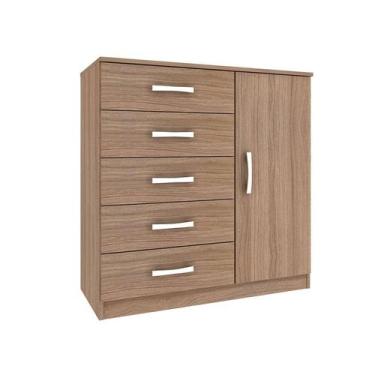 Imagem de Cômoda Sapateira 5 Gavetas e 1 Porta Demolição  Evidencia