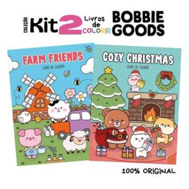 Imagem de Coleção Cute & Comfy Coloring Book for Adults Bobbie Goods Kit com 2 -