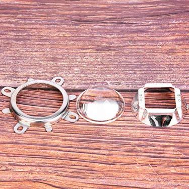 Imagem de Lente LED de LED LED LENS LED LED, LED Refletor de 44 Mm de Lente de Vidro óptico de 50 Mm de Copo de Refletor Com Suporte Fixo para Luz LED de 20-100W (Ângulo luminoso 60)
