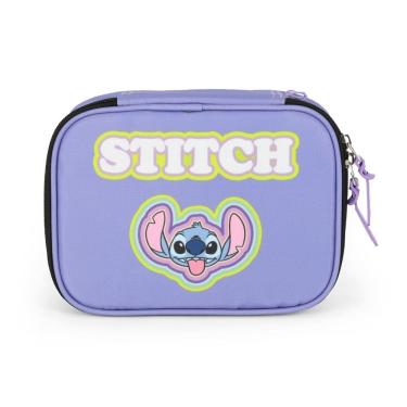 Imagem de Estojo Box Escolar Stitch Meninas Juvenil 36 Elásticos