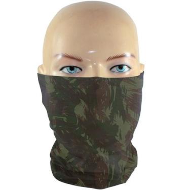 Imagem de Balaclava touca ninja bandana UV50+ - EX311, Verde camuflado exército 