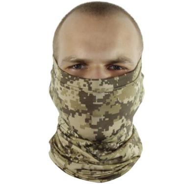 Imagem de Balaclava touca ninja bandana UV50+ - EX311, Bege camuflado