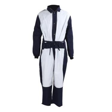Imagem de Traje de proteção para pintura em spray, traje de lona para jato de tinta, traje de proteção para pintura em spray, macacão de segurança para proteção contra jateamento de areia